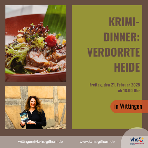 Kulinarisches Krimi-Dinner: Verdorrte Heide