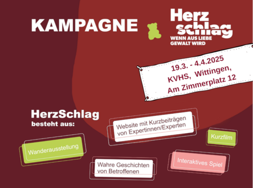 Teaser für die Ausstellung und Kampagne Herzschlag